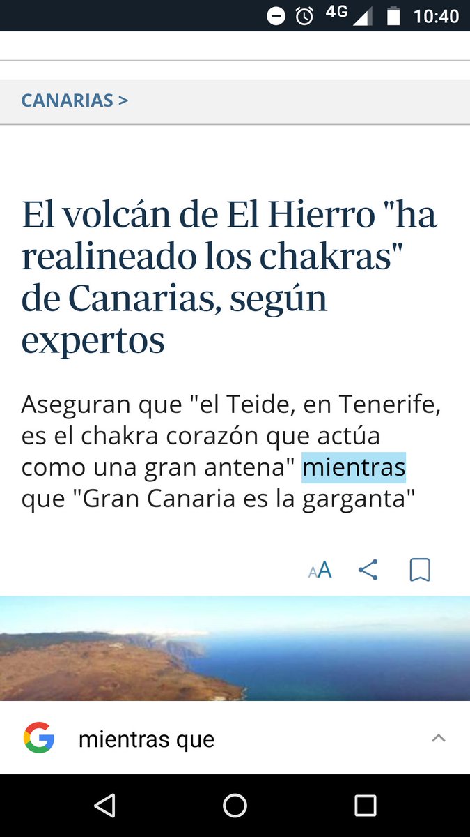 El volcán de el Hierro ha realineado los chakras de Canarias, según expertos. El Teide en Tenerife es el chakra corazón, Gran Canaria es el chakra garganta.